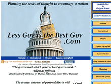 Tablet Screenshot of lessgovisthebestgov.com